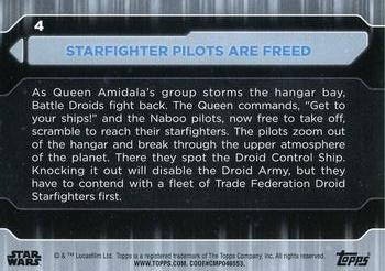 2021 Topps Star Wars: Battle Plans #4 Starfighter Pilots Are Freed Back