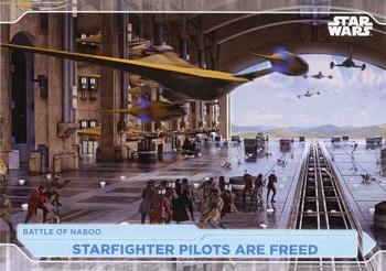 2021 Topps Star Wars: Battle Plans #4 Starfighter Pilots Are Freed Front
