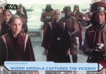 2021 Topps Star Wars: Battle Plans #7 Queen Amidala Captures The Viceroy Front