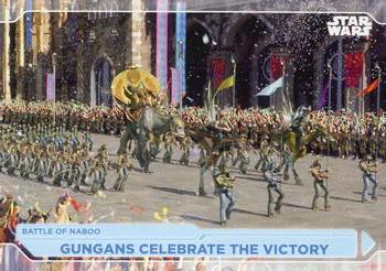 2021 Topps Star Wars: Battle Plans #9 Gungans Celebrate The Victory Front
