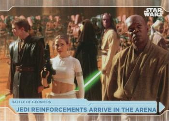 2021 Topps Star Wars: Battle Plans #12 Jedi Reinforcements Arrive In The Arena Front