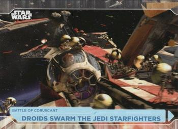 2021 Topps Star Wars: Battle Plans #22 Droids Swarm The Jedi Starfighters Front