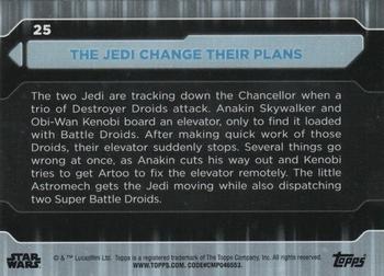 2021 Topps Star Wars: Battle Plans #25 The Jedi Change Their Plans Back