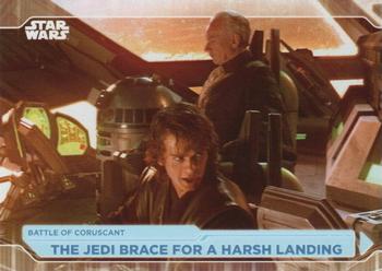 2021 Topps Star Wars: Battle Plans #30 The Jedi Brace For A Harsh Landing Front