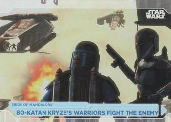 2021 Topps Star Wars: Battle Plans #32 Bo-Katan Kryze's Warriors Fight The Enemy Front