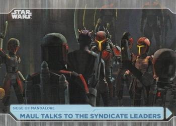 2021 Topps Star Wars: Battle Plans #38 Maul Talks To The Syndicate Leaders Front