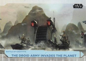 2021 Topps Star Wars: Battle Plans #42 The Droid Army Invades The Planet Front
