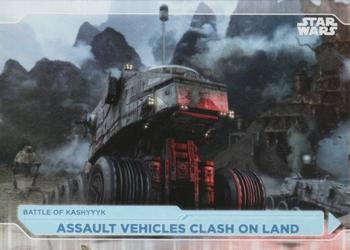 2021 Topps Star Wars: Battle Plans #46 Assault Vehicles Clash On Land Front