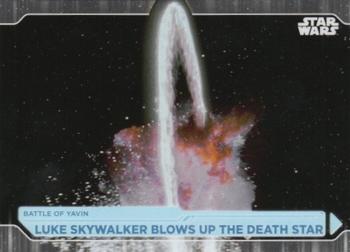 2021 Topps Star Wars: Battle Plans #70 Luke Skywalker Blows Up The Death Star Front