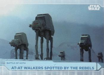 2021 Topps Star Wars: Battle Plans #71 AT-AT Walkers Spotted By The Rebels Front