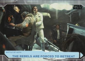2021 Topps Star Wars: Battle Plans #76 The Rebels Are Forced To Retreat Front
