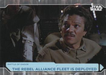 2021 Topps Star Wars: Battle Plans #81 The Rebel Alliance Fleet Is Deployed Front