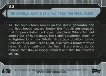 2021 Topps Star Wars: Battle Plans #82 The Imperial Navy Lies In Wait For The Rebel Fleet Back