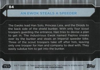 2021 Topps Star Wars: Battle Plans #84 An Ewok Steals A Speeder Back
