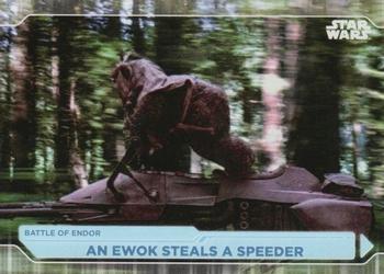 2021 Topps Star Wars: Battle Plans #84 An Ewok Steals A Speeder Front