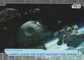 2021 Topps Star Wars: Battle Plans #88 Lando Leads The Fleet Against The Empire Front