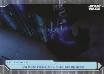 2021 Topps Star Wars: Battle Plans #90 Vader Defeats The Emperor Front