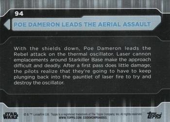 2021 Topps Star Wars: Battle Plans #94 Poe Dameron Leads The Aerial Assault Back