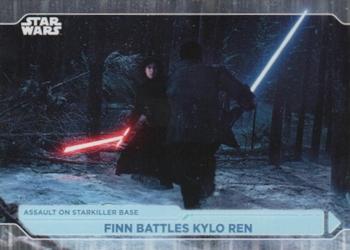 2021 Topps Star Wars: Battle Plans #97 Finn Battles Kylo Ren Front