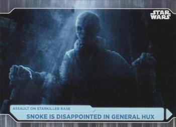 2021 Topps Star Wars: Battle Plans #99 Snoke Is Disappointed In General Hux Front