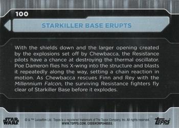 2021 Topps Star Wars: Battle Plans #100 Starkiller Base Erupts Back