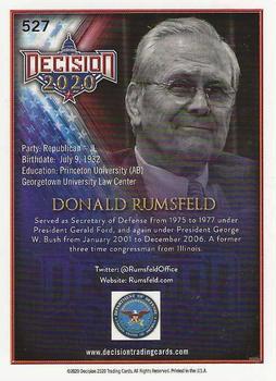 2021 Decision 2020 Series 2 #527 Donald Rumsfeld Back
