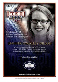 2021 Decision 2020 Series 2 #540 Jennifer O'Malley Dillon Back