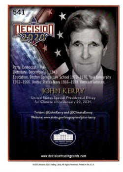 2021 Decision 2020 Series 2 #541 John Kerry Back