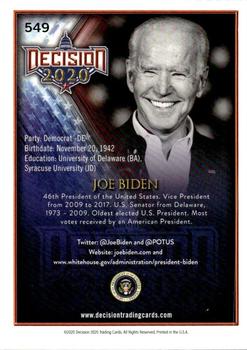 2021 Decision 2020 Series 2 #549 Joe Biden Back