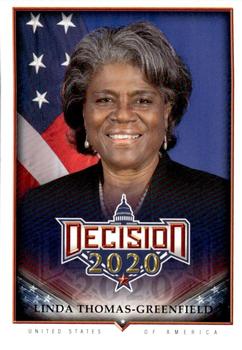 2021 Decision 2020 Series 2 #630 Linda Thomas-Greenfield Front
