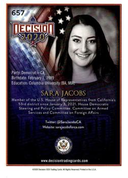 2021 Decision 2020 Series 2 #657 Sara Jacobs Back