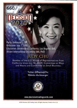 2021 Decision 2020 Series 2 #660 Judy Chu Back