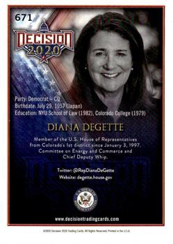2021 Decision 2020 Series 2 #671 Diana DeGette Back