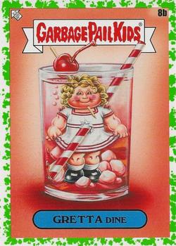 2021 Topps Garbage Pail Kids: Food Fight! - Booger Green #8b Gretta Dine Front