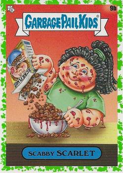 2021 Topps Garbage Pail Kids: Food Fight! - Booger Green #9b Scabby Scarlet Front