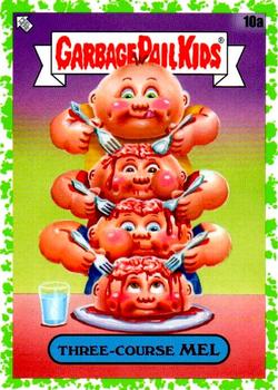 2021 Topps Garbage Pail Kids: Food Fight! - Booger Green #10a Three-Course Mel Front