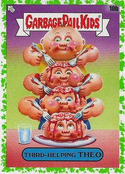 2021 Topps Garbage Pail Kids: Food Fight! - Booger Green #10b Third-Helping Theo Front
