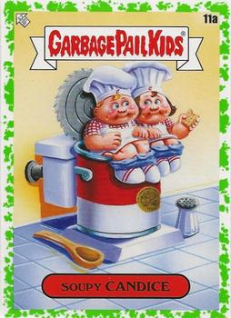 2021 Topps Garbage Pail Kids: Food Fight! - Booger Green #11a Soupy Candice Front