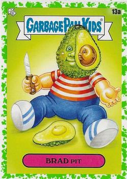 2021 Topps Garbage Pail Kids: Food Fight! - Booger Green #13a Brad Pit Front