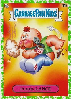 2021 Topps Garbage Pail Kids: Food Fight! - Booger Green #14a Flatu-Lance Front