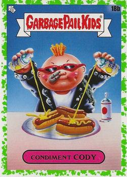 2021 Topps Garbage Pail Kids: Food Fight! - Booger Green #18b Condiment Cody Front