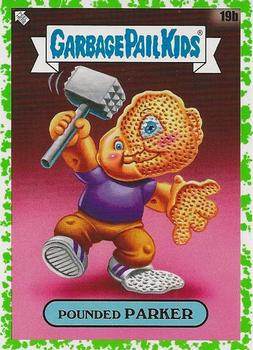 2021 Topps Garbage Pail Kids: Food Fight! - Booger Green #19b Pounded Parker Front