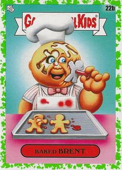 2021 Topps Garbage Pail Kids: Food Fight! - Booger Green #22b Baked Brent Front