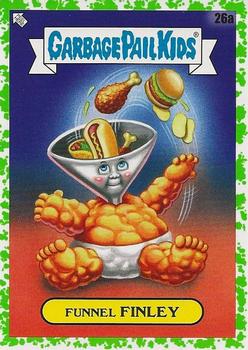 2021 Topps Garbage Pail Kids: Food Fight! - Booger Green #26a Funnel Finley Front