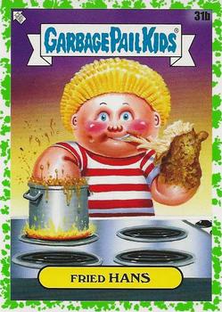 2021 Topps Garbage Pail Kids: Food Fight! - Booger Green #31b Fried Hans Front
