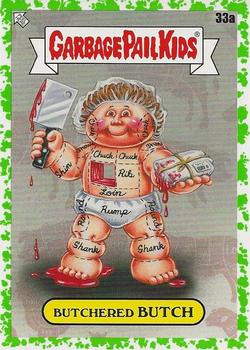 2021 Topps Garbage Pail Kids: Food Fight! - Booger Green #33a Butchered Butch Front