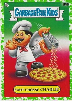 2021 Topps Garbage Pail Kids: Food Fight! - Booger Green #34b Foot Cheese Charlie Front