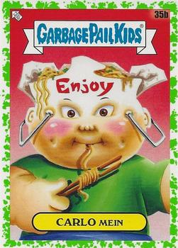 2021 Topps Garbage Pail Kids: Food Fight! - Booger Green #35b Carlo Mein Front