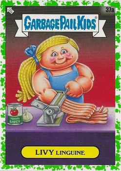 2021 Topps Garbage Pail Kids: Food Fight! - Booger Green #37a Livy Linguine Front