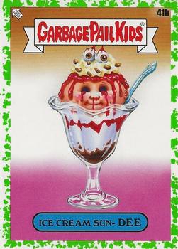 2021 Topps Garbage Pail Kids: Food Fight! - Booger Green #41b Ice Cream Sun-Dee Front
